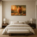 Premium Wall Art Yatay Html Edition – WABISABI2806003 showcased in an elegant minimalist interior