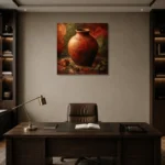 Premium Wall Art Kare Html Edition – WABISABI2806007 displayed in a contemporary gallery-inspired room