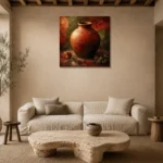 Premium Wall Art Kare Html Edition – WABISABI2806007 presented in a sophisticated home setting