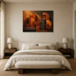 Premium Wall Art Yatay Html Edition – WABISABI2806010 showcased in an elegant minimalist interior