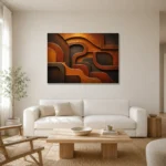 Premium Wall Art Yatay Html Edition – WABISABI2806012 styled in a refined neutral interior