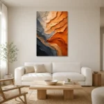Premium Wall Art Dikey Html Edition – WABISABI2806014 styled in a refined neutral interior