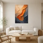 Premium Wall Art Dikey Html Edition – WABISABI2806015 styled in a refined neutral interior