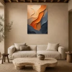 Premium Wall Art Dikey Html Edition – WABISABI2806015 presented in a sophisticated home setting