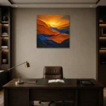 Premium Wall Art Kare Html Edition – WABISABI2806018 displayed in a contemporary gallery-inspired room