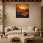 Premium Wall Art Kare Html Edition – WABISABI2806018 presented in a sophisticated home setting