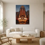 Premium Wall Art Dikey Html Edition – CINEMAGARA2806004 styled in a refined neutral interior