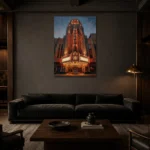 Premium Wall Art Dikey Html Edition – CINEMAGARA2806004 shown in a warm modern interior