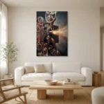 Premium Wall Art Dikey Html Edition – CINEMAGARA2806006 styled in a refined neutral interior
