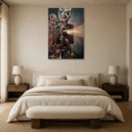 Premium Wall Art Dikey Html Edition – CINEMAGARA2806006 showcased in an elegant minimalist interior