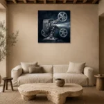 Premium Wall Art Kare Html Edition – CINEMAGARA2806009 presented in a sophisticated home setting