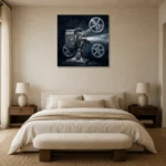 Premium Wall Art Kare Html Edition – CINEMAGARA2806009 showcased in an elegant minimalist interior