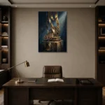 Premium Wall Art Dikey Html Edition – CINEMAGARA2806015 displayed in a contemporary gallery-inspired room