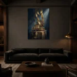 Premium Wall Art Dikey Html Edition – CINEMAGARA2806015 shown in a warm modern interior