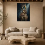 Premium Wall Art Dikey Html Edition – CINEMAGARA2806015 presented in a sophisticated home setting