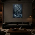 Premium Wall Art Dikey Html Edition – CINEMAGARA2806022 shown in a warm modern interior