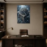 Premium Wall Art Dikey Html Edition – CINEMAGARA2806023 displayed in a contemporary gallery-inspired room