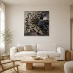 Premium Wall Art Kare Html Edition – CINEMAGARA2806026 styled in a refined neutral interior