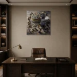 Premium Wall Art Kare Html Edition – CINEMAGARA2806026 displayed in a contemporary gallery-inspired room