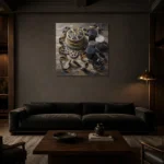 Premium Wall Art Kare Html Edition – CINEMAGARA2806026 shown in a warm modern interior