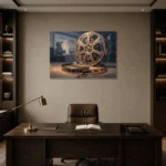 Premium Wall Art Yatay Html Edition – CINEMAGARA2806028 displayed in a contemporary gallery-inspired room