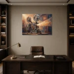 Premium Wall Art Yatay Html Edition – CINEMAGARA2806029 displayed in a contemporary gallery-inspired room