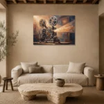 Premium Wall Art Yatay Html Edition – CINEMAGARA2806029 presented in a sophisticated home setting