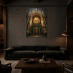 Premium Wall Art Dikey Html Edition – CINEMAGARA2806033 shown in a warm modern interior