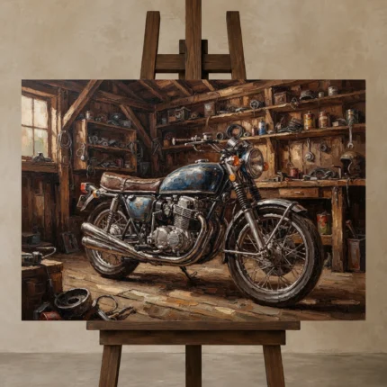 Premium Wall Art Yatay Html Edition – CINEMAGARA2806037 displayed on a studio easel