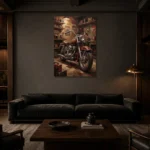 Premium Wall Art Dikey Html Edition – CINEMAGARA2806049 shown in a warm modern interior