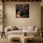 Premium Wall Art Kare Html Edition – CINEMAGARA2806054 presented in a sophisticated home setting