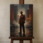 Premium Wall Art Dikey Html Edition – CINEMAGARA2806058 displayed on a studio easel