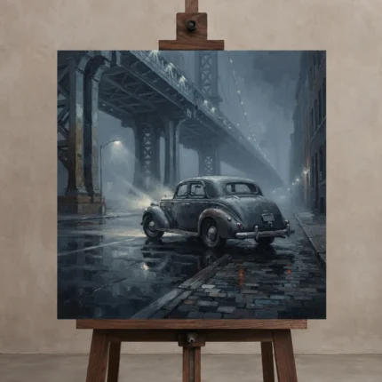 Premium Wall Art Kare Html Edition – CINEMAGARA2806063 displayed on a studio easel