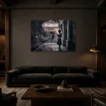 Premium Wall Art Yatay Html Edition – CINEMAGARA2806064 shown in a warm modern interior