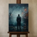 Premium Wall Art Dikey Html Edition – CINEMAGARA2806069 displayed on a studio easel