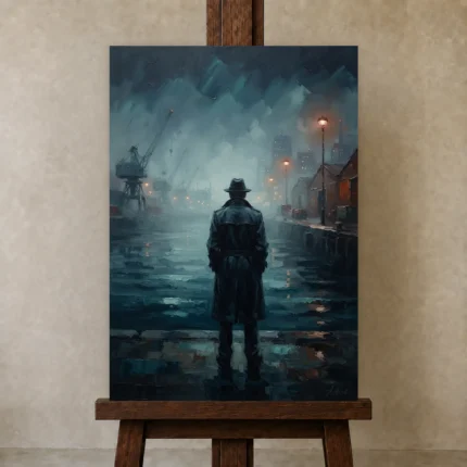 Premium Wall Art Dikey Html Edition – CINEMAGARA2806069 displayed on a studio easel