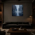 Premium Wall Art Kare Html Edition – CINEMAGARA2806071 shown in a warm modern interior