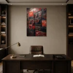 Premium Wall Art Dikey Html Edition – CINEMAGARA2806076 displayed in a contemporary gallery-inspired room