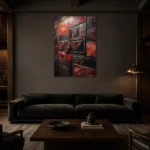 Premium Wall Art Dikey Html Edition – CINEMAGARA2806076 shown in a warm modern interior