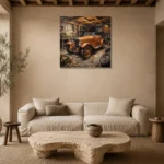 Premium Wall Art Kare Html Edition – CINEMAGARA2806079 presented in a sophisticated home setting
