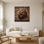 Premium Wall Art Kare Html Edition – CINEMAGARA2806080 styled in a refined neutral interior