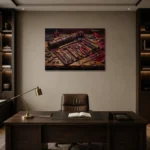 Premium Wall Art Yatay Html Edition – CINEMAGARA2806082 displayed in a contemporary gallery-inspired room
