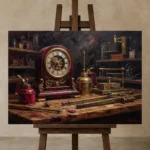 Premium Wall Art Yatay Html Edition – CINEMAGARA2806084 displayed on a studio easel