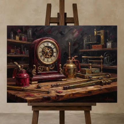 Premium Wall Art Yatay Html Edition – CINEMAGARA2806084 displayed on a studio easel