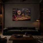 Premium Wall Art Yatay Html Edition – CINEMAGARA2806084 shown in a warm modern interior