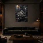 Premium Wall Art Dikey Html Edition – CINEMAGARA2806087 shown in a warm modern interior