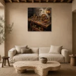 Premium Wall Art Kare Html Edition – CINEMAGARA2806088 presented in a sophisticated home setting