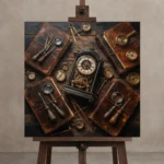 Premium Wall Art Kare Html Edition – CINEMAGARA2806089 displayed on a studio easel