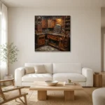 Premium Wall Art Kare Html Edition – CINEMAGARA2806090 styled in a refined neutral interior
