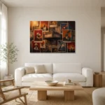 Premium Wall Art Yatay Html Edition – CINEMAGARA2806091 styled in a refined neutral interior